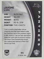 NRL 2024 Elite Base Card #104 Jarome Luai Penrith Panthers