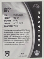 NRL 2024 Elite Base Card #107 Brian To’o Penrith Panthers