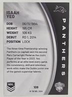 NRL 2024 Elite Base Card #108 Isaah Yeo Penrith Panthers