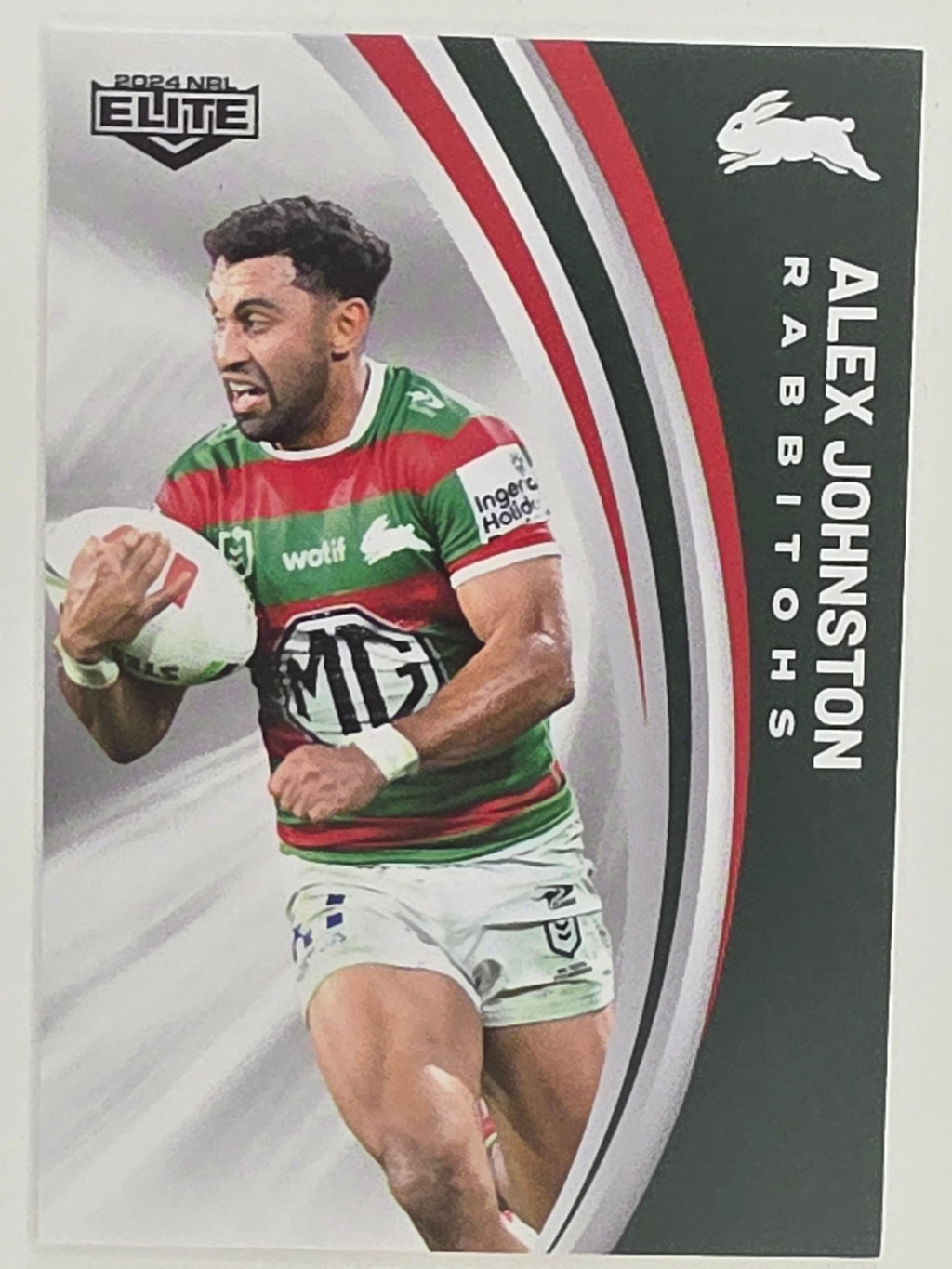 NRL 2024 Elite Base Card #112 Alex Johnston South Sydney Rabbitohs