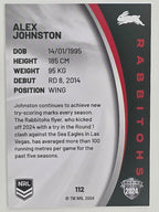 NRL 2024 Elite Base Card #112 Alex Johnston South Sydney Rabbitohs