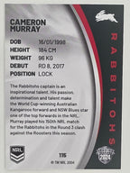 NRL 2024 Elite Base Card #115 Cameron Murray South Sydney Rabbitohs
