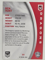 NRL 2024 Elite Base Card #121 Ben Hunt St George Illawarra Dragons