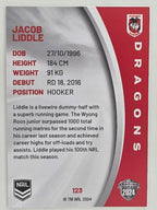 NRL 2024 Elite Base Card #123 Jacob Liddle St George Illawarra Dragons