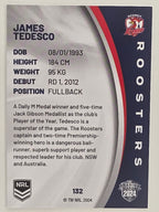 NRL 2024 Elite Base Card #132 James Tedesco Sydney Roosters