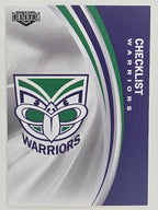 NRL 2024 Elite Base Card #136 Warriors Checklist New Zealand Warriors