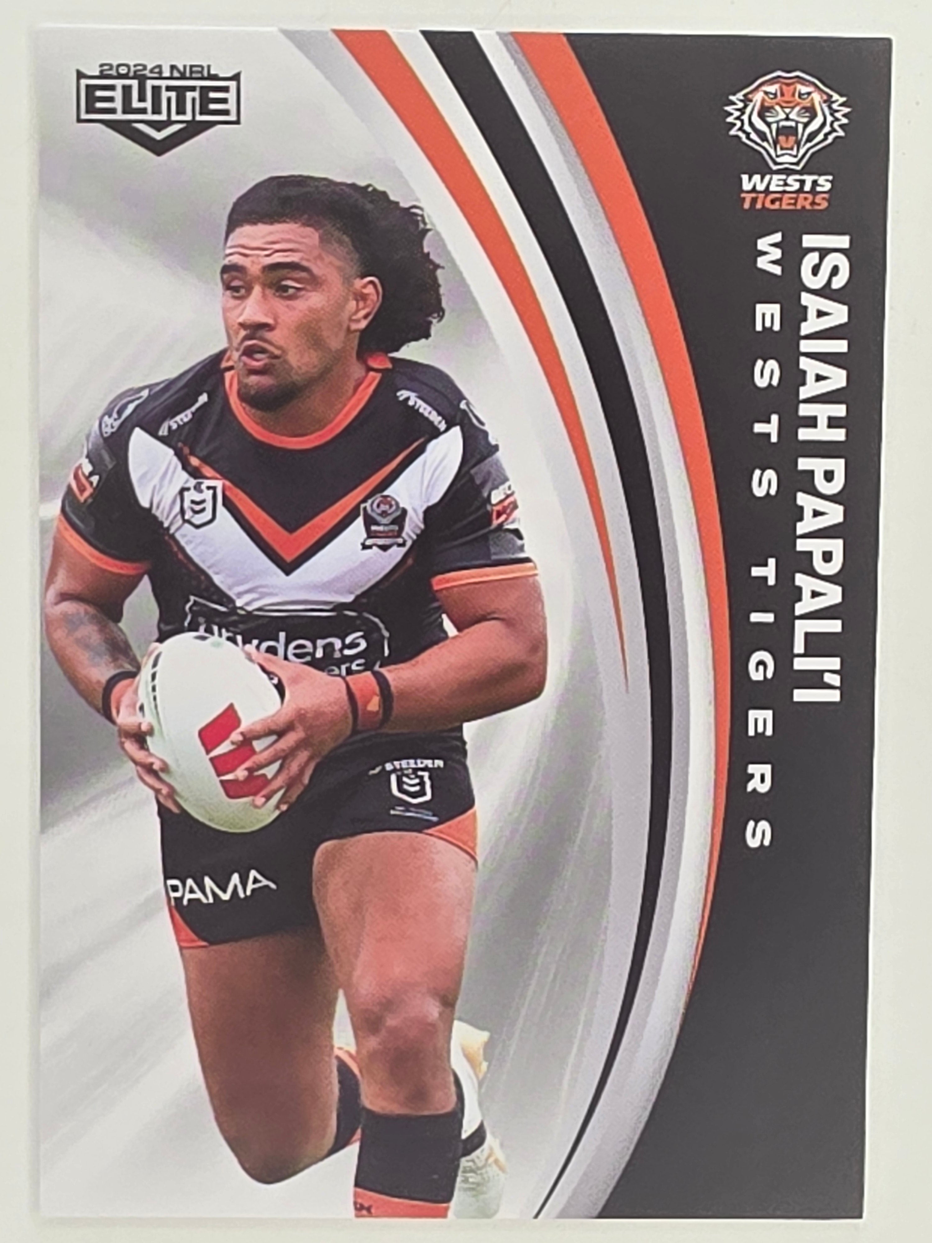 NRL 2024 Elite Base Card #150 Isaiah Papali’i Wests Tigers