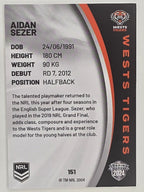 NRL 2024 Elite Base Card #151 Aidan Sezer Wests Tigers