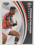 NRL 2024 Elite Base Card #153 Stefano Utoikamanu Wests Tigers