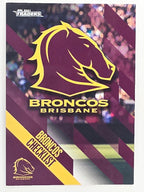 NRL 2021 Traders Base Card #001 Broncos Checklist Brisbane Broncos