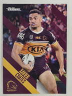 NRL 2021 Traders Base Card #003 Xavier Coates Brisbane Broncos