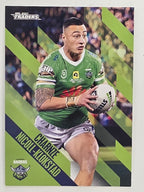 NRL 2021 Traders Base Card #015 Charnze Nicoll-Klokstad Canberra Raiders