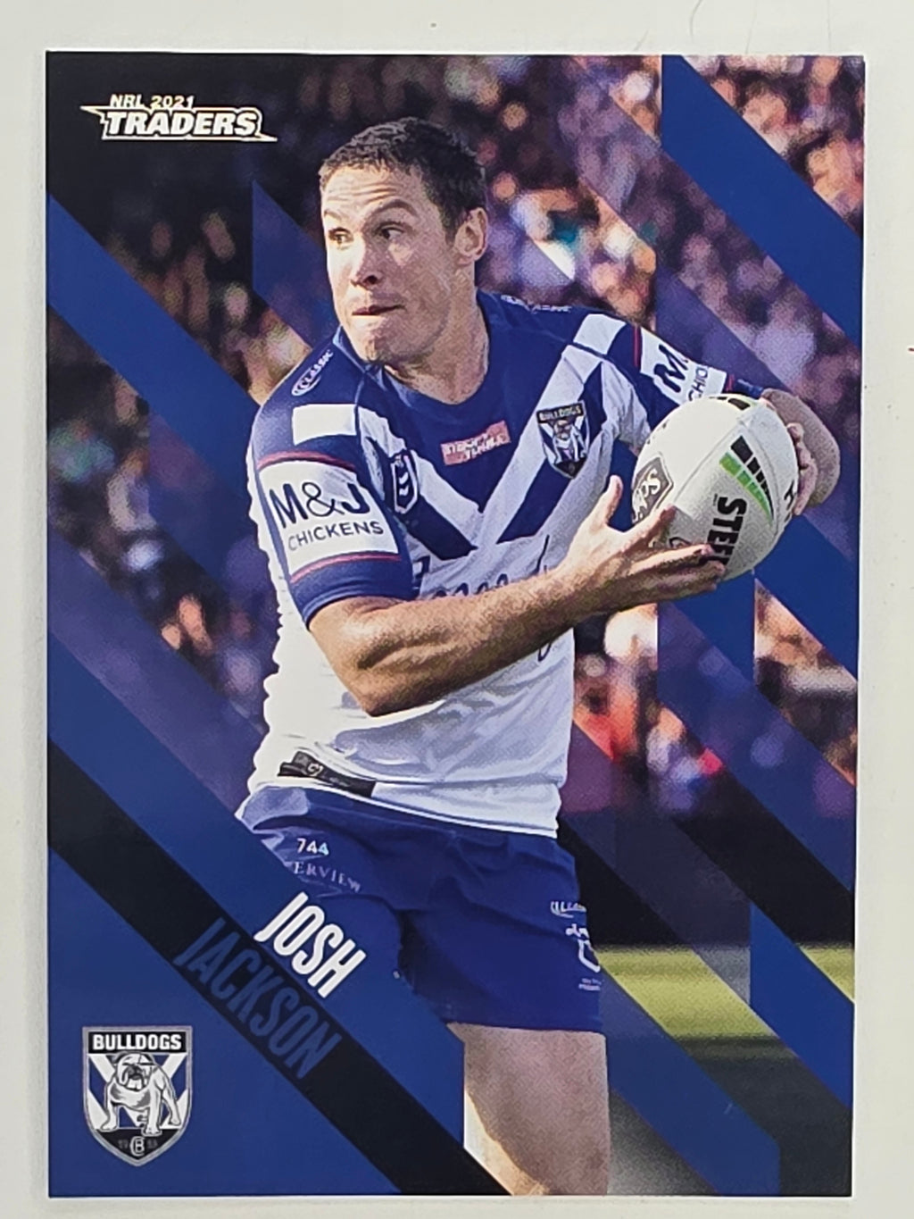 NRL 2021 Traders Base Card #026 Josh Jackson Canterbury Bankstown Bulldogs
