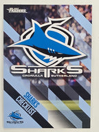 NRL 2021 Traders Base Card #031 Sharks Checklist Cronulla Sutherland Sharks