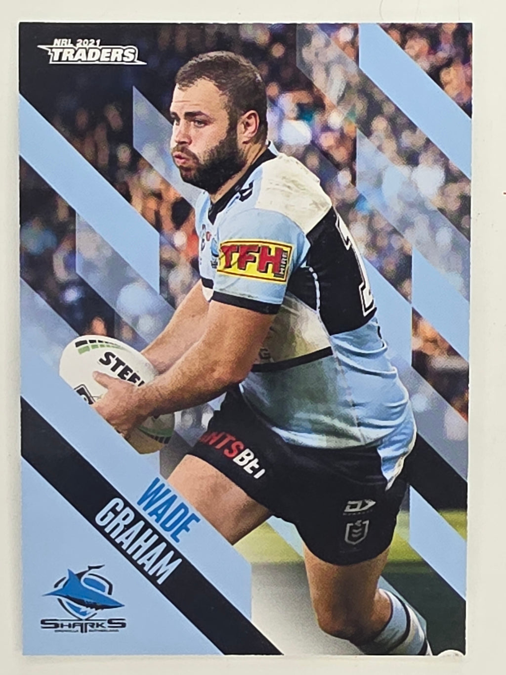 NRL 2021 Traders Base Card #033 Wade Graham Cronulla Sutherland Sharks