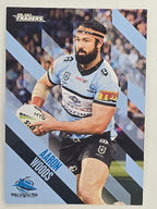 NRL 2021 Traders Base Card #040 Aaron Woods Cronulla Sutherland Sharks