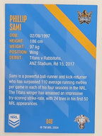 NRL 2021 Traders Base Card #048 Phillip Sami Gold Coast Titans