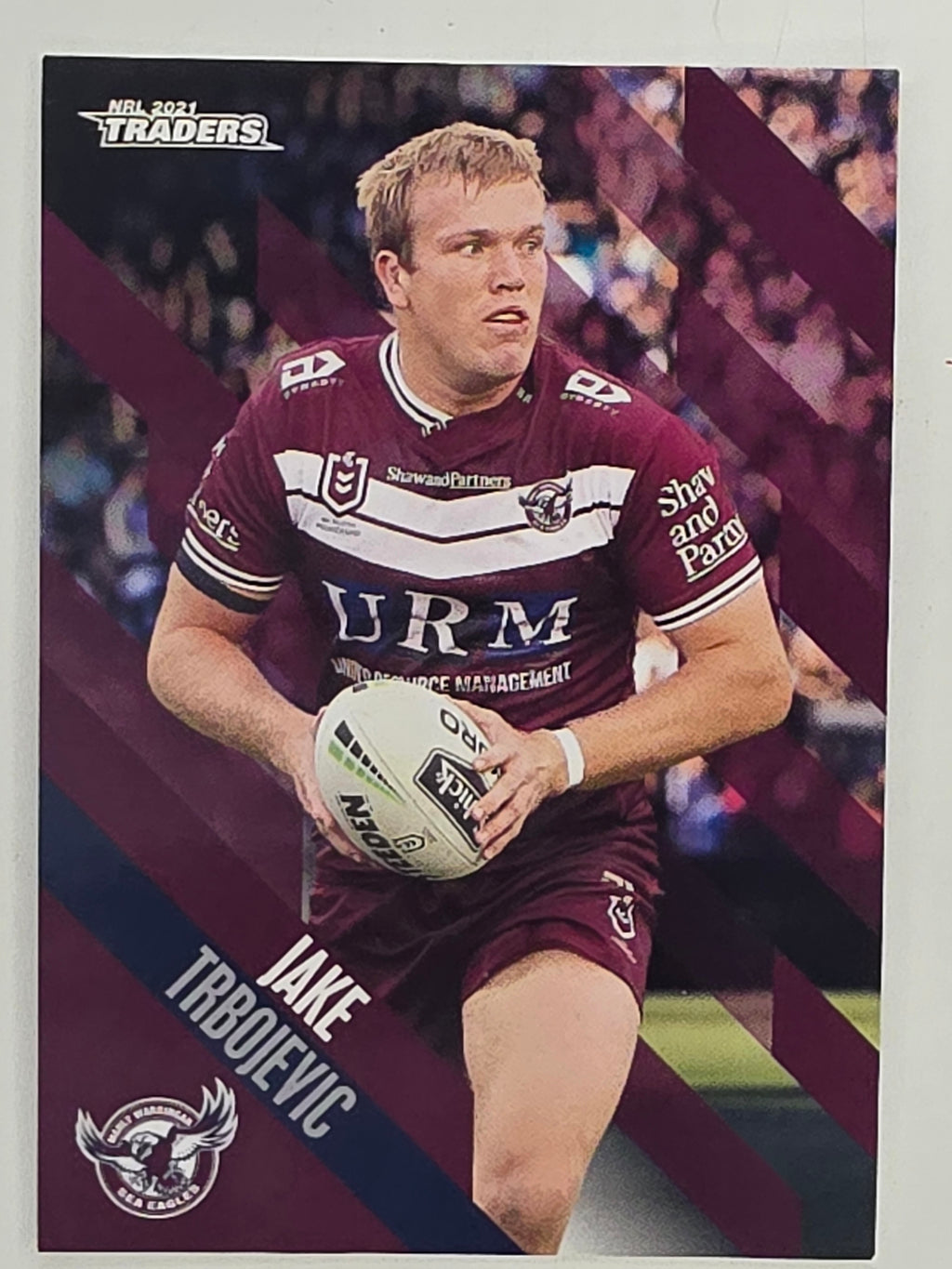 NRL 2021 Traders Base Card #059 Jake Trbojevic Manly Warringah Sea Eagles