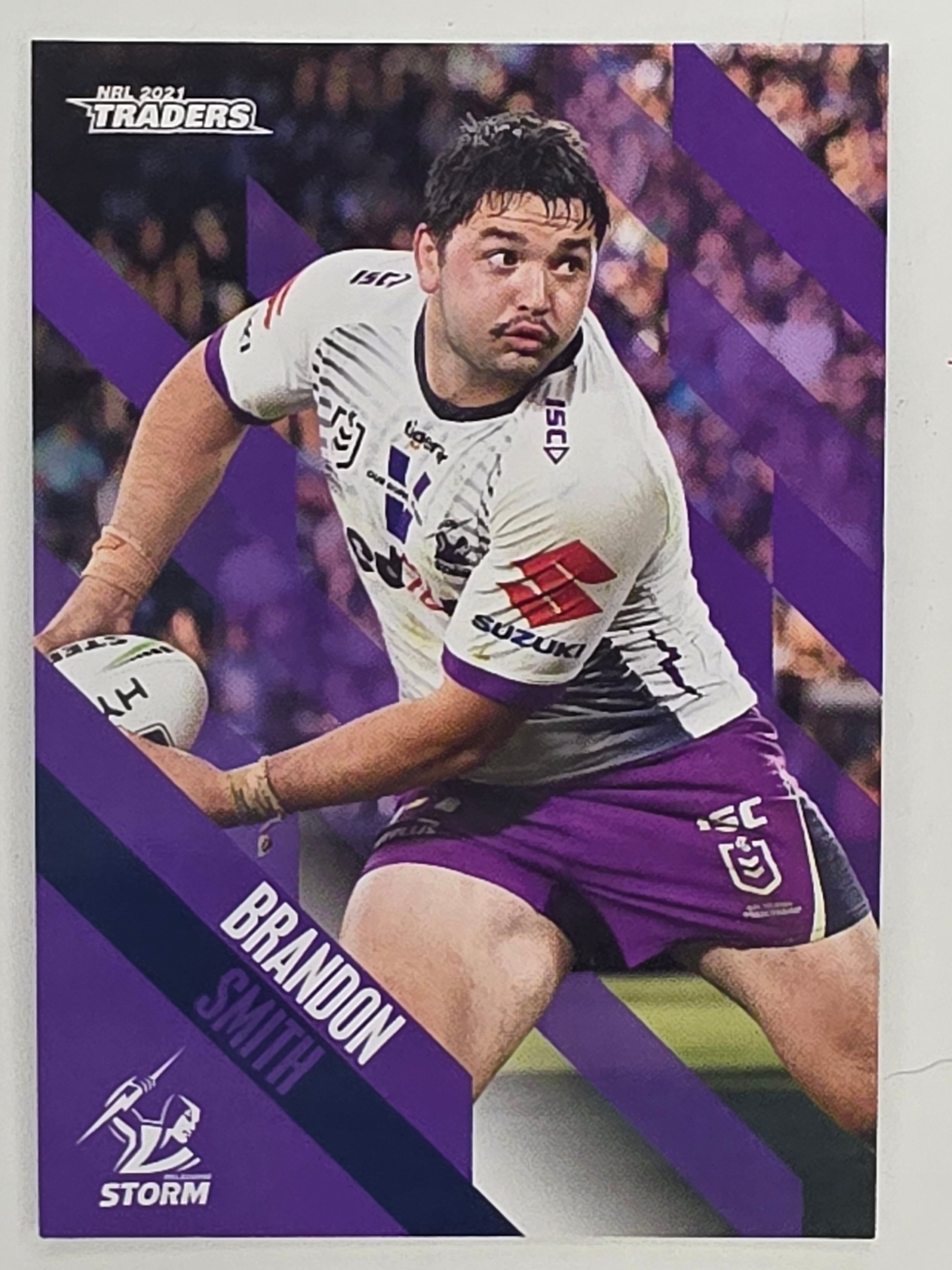 NRL 2021 Traders Base Card #070 Brandon Smith Melbourne Storm