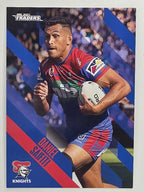 NRL 2021 Traders Base Card #080 Daniel Saifiti Newcastle Knights