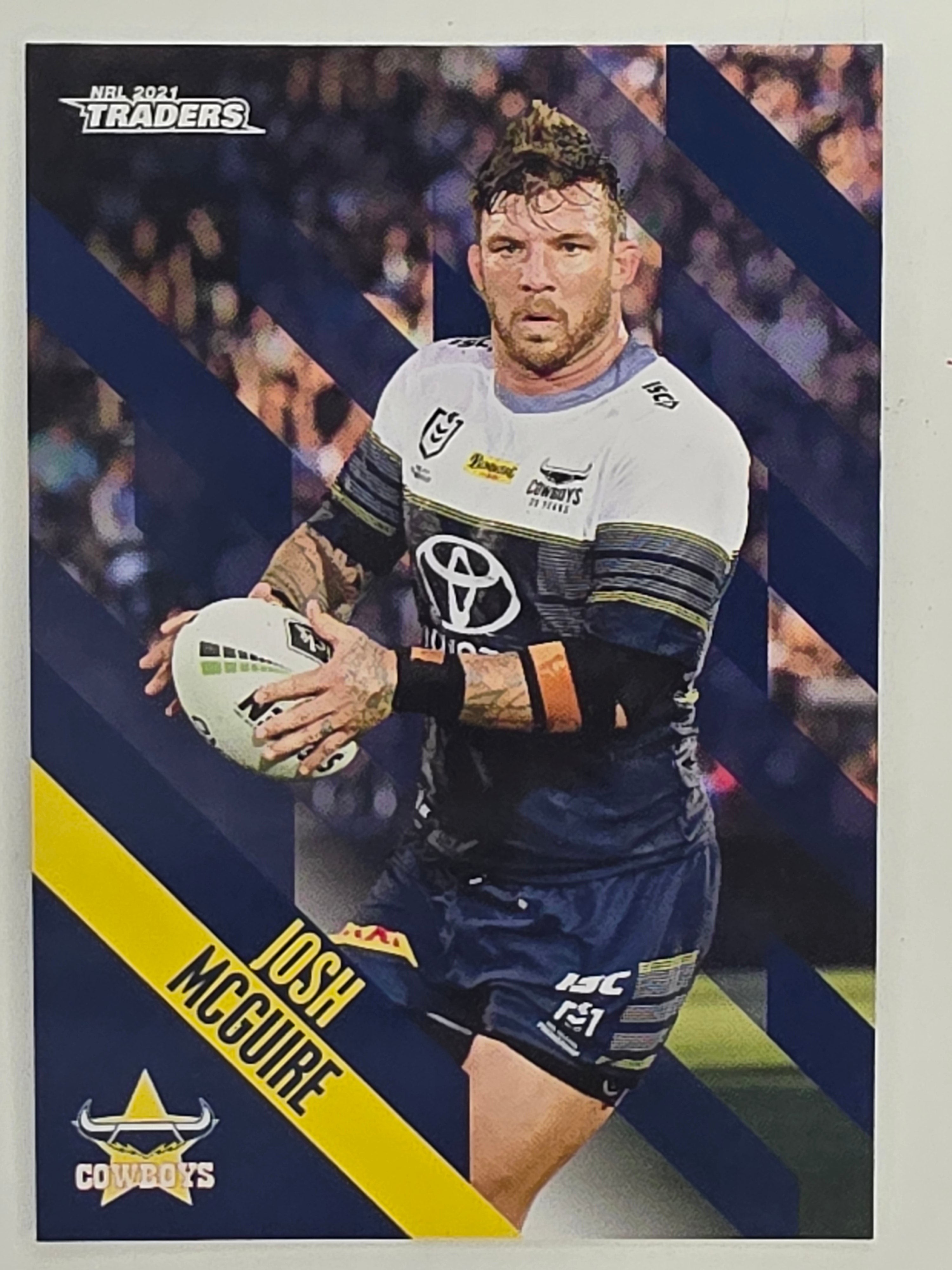 NRL 2021 Traders Base Card #085 Josh McGuire North Queensland Cowboys