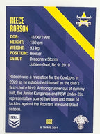 NRL 2021 Traders Base Card #088 Reece Robson North Queensland Cowboys