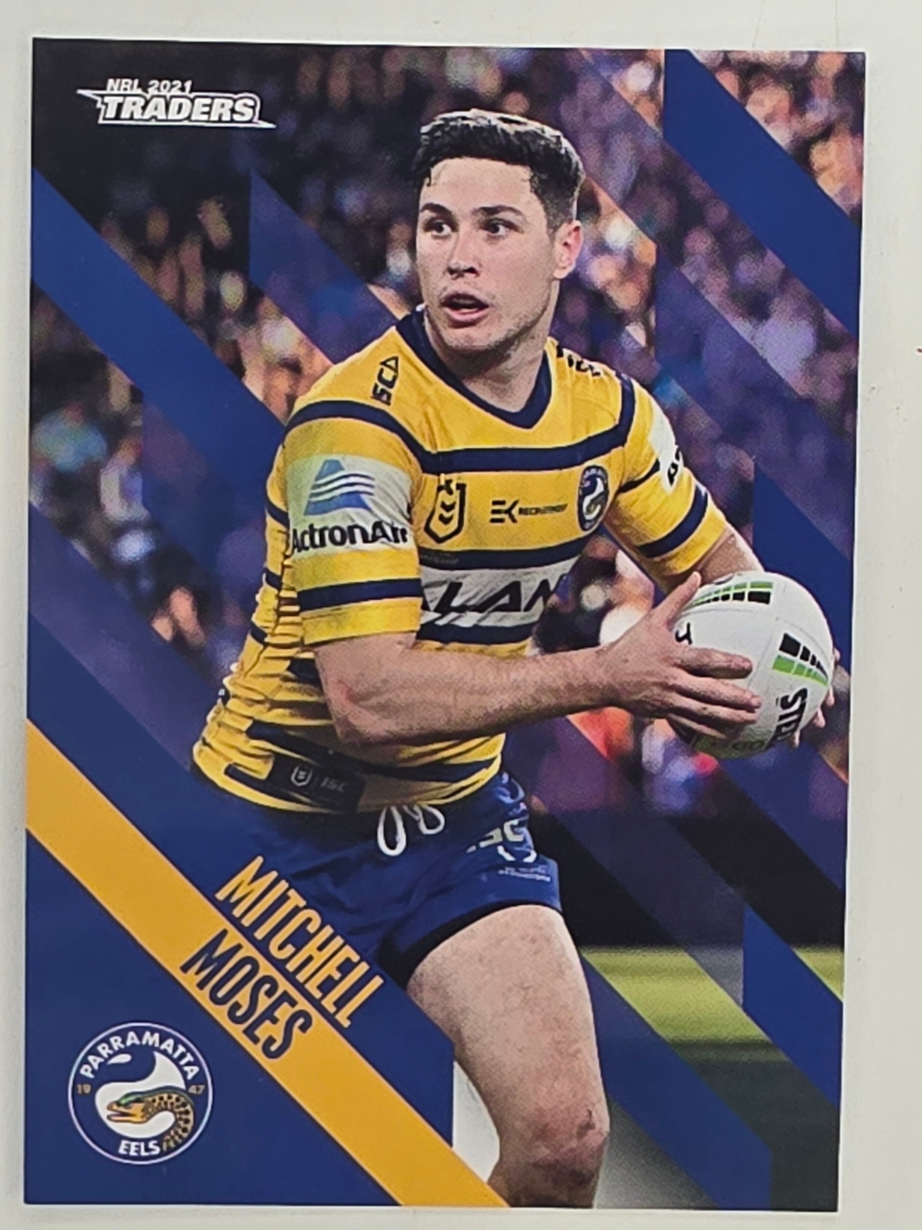 NRL 2021 Traders Base Card #098 Mitchell Moses Parramatta Eels