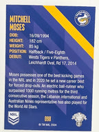 NRL 2021 Traders Base Card #098 Mitchell Moses Parramatta Eels