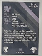 NRL 2021 Traders Base Card #102 Nathan Cleary Penrith Panthers
