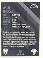 NRL 2021 Traders Base Card #107 Apisai Koroisau Penrith Panthers