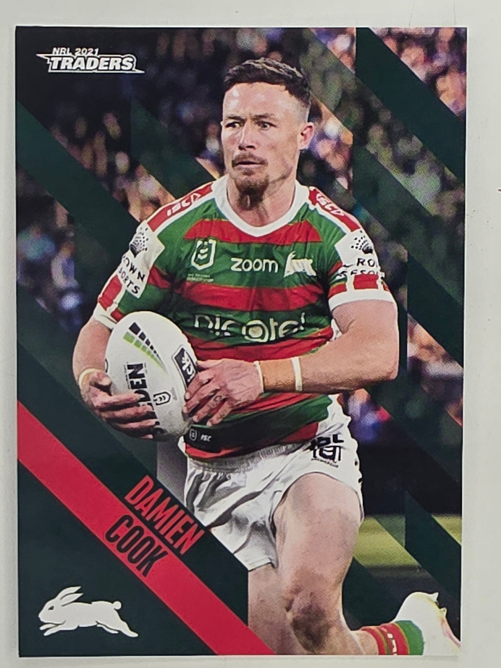 NRL 2021 Traders Base Card #112 Damien Cook South Sydney Rabbitohs