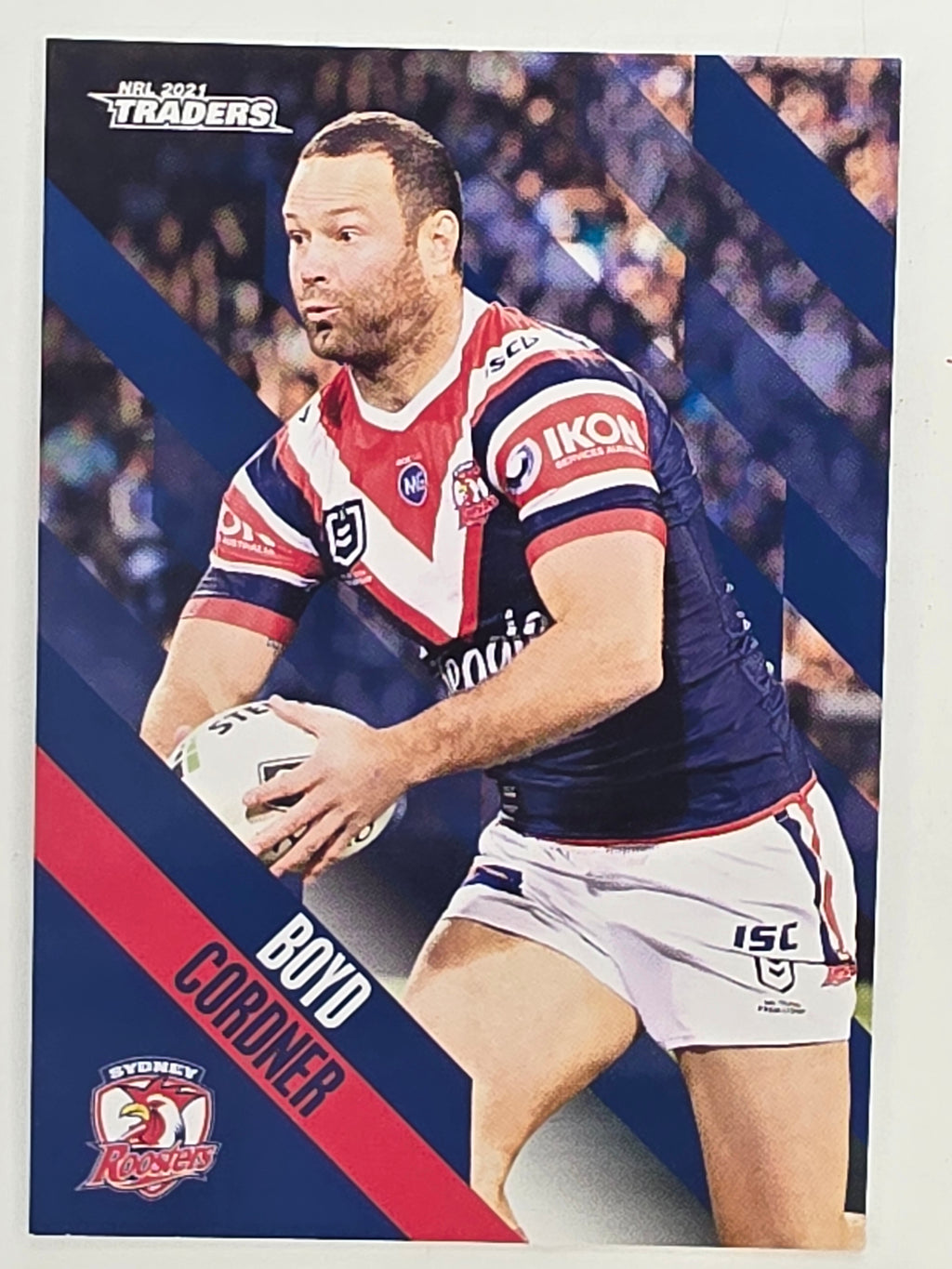 NRL 2021 Traders Base Card #132 Boyd Cordner Sydney Roosters