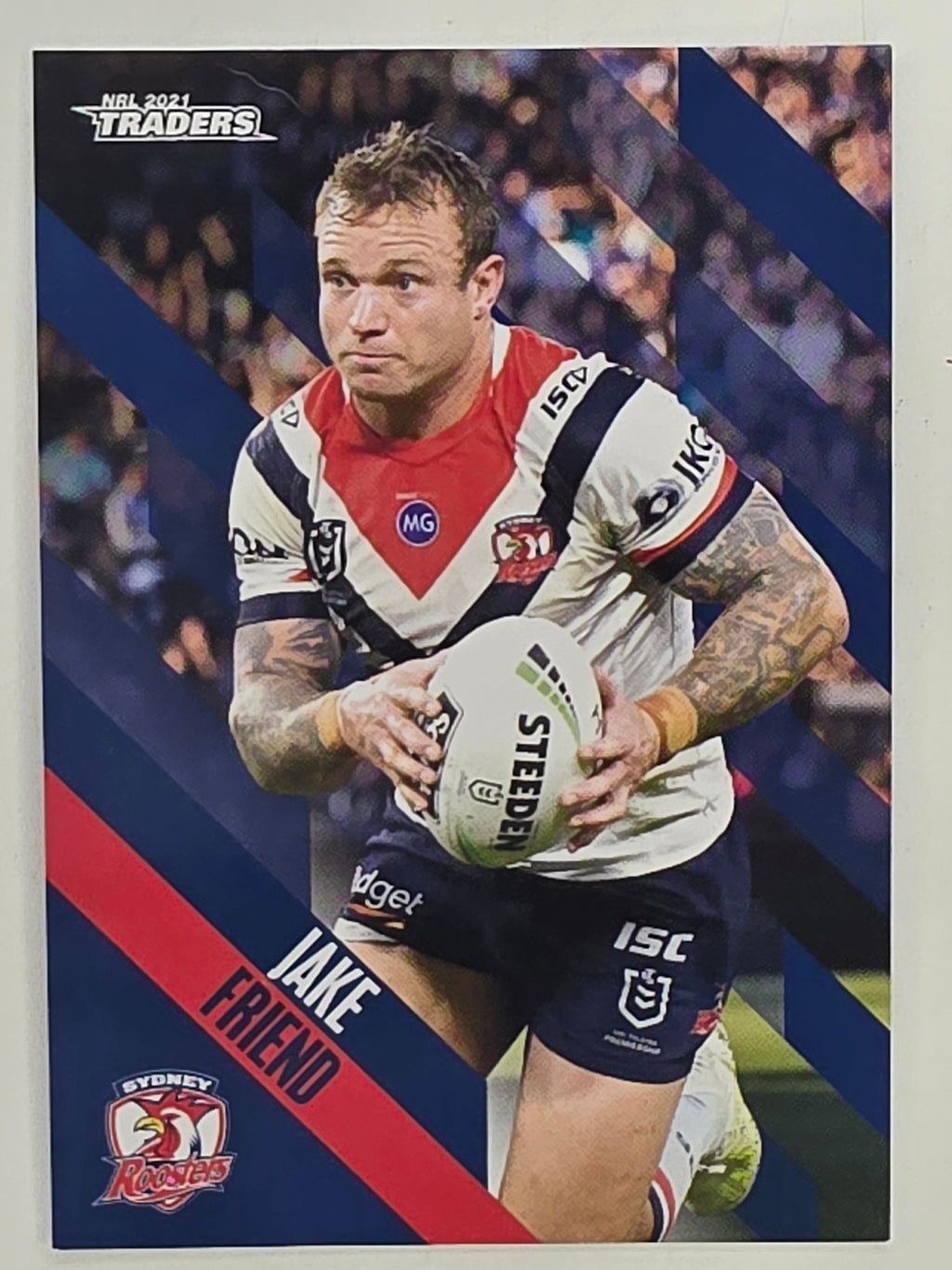 NRL 2021 Traders Base Card #134 Jake Friend Sydney Roosters