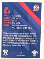 NRL 2021 Traders Base Card #135 Luke Keary Sydney Roosters