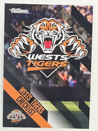 NRL 2021 Traders Base Card #151 Wests Tigers Checklist Wests Tigers