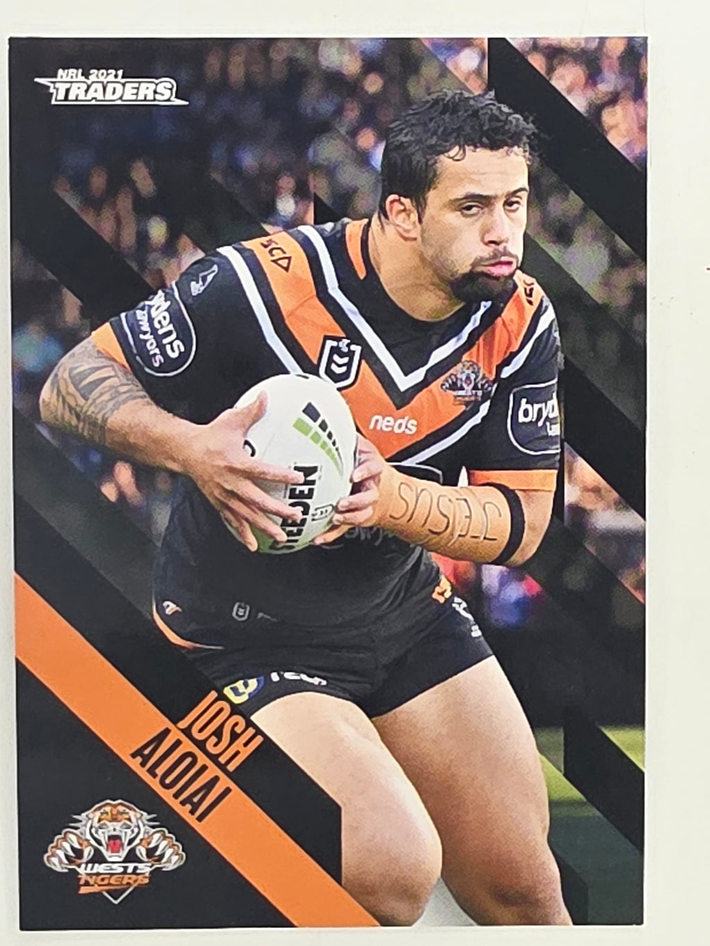NRL 2021 Traders Base Card #152 Josh Aloiai Wests Tigers