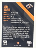 NRL 2021 Traders Base Card #154 Adam Doueihi Wests Tigers