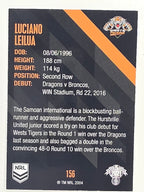 NRL 2021 Traders Base Card #156 Luciano Leilua Wests Tigers