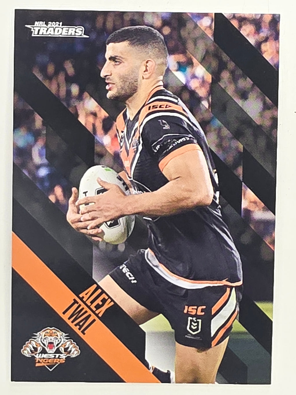 NRL 2021 Traders Base Card #160 Alex Twal Wests Tigers