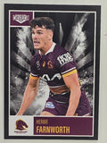 NRL 2022 Elite Base Card #004 Herbie Farnworth Brisbane Broncos