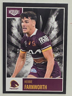 NRL 2022 Elite Base Card #004 Herbie Farnworth Brisbane Broncos