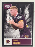 NRL 2022 Elite Base Card #005 Thomas Flegler Brisbane Broncos