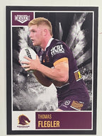 NRL 2022 Elite Base Card #005 Thomas Flegler Brisbane Broncos