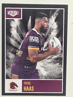 NRL 2022 Elite Base Card #006 Payne Haas Brisbane Broncos