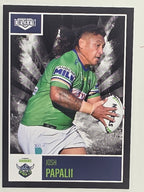 NRL 2022 Elite Base Card #013 Josh Papalii Canberra Raiders