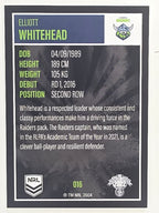 NRL 2022 Elite Base Card #016 Elliott Whitehead Canberra Raiders