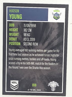 NRL 2022 Elite Base Card #018 Hudson Young Canberra Raiders