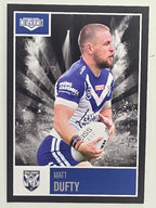 NRL 2022 Elite Base Card #022 Matt Dufty Canterbury Bankstown Bulldogs