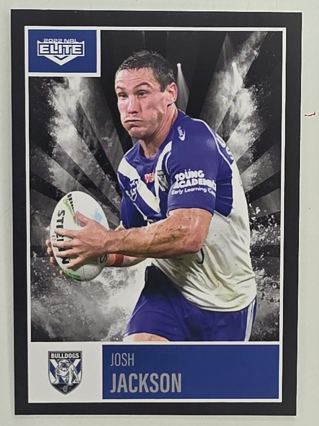NRL 2022 Elite Base Card #023 Josh Jackson Canterbury Bankstown Bulldogs