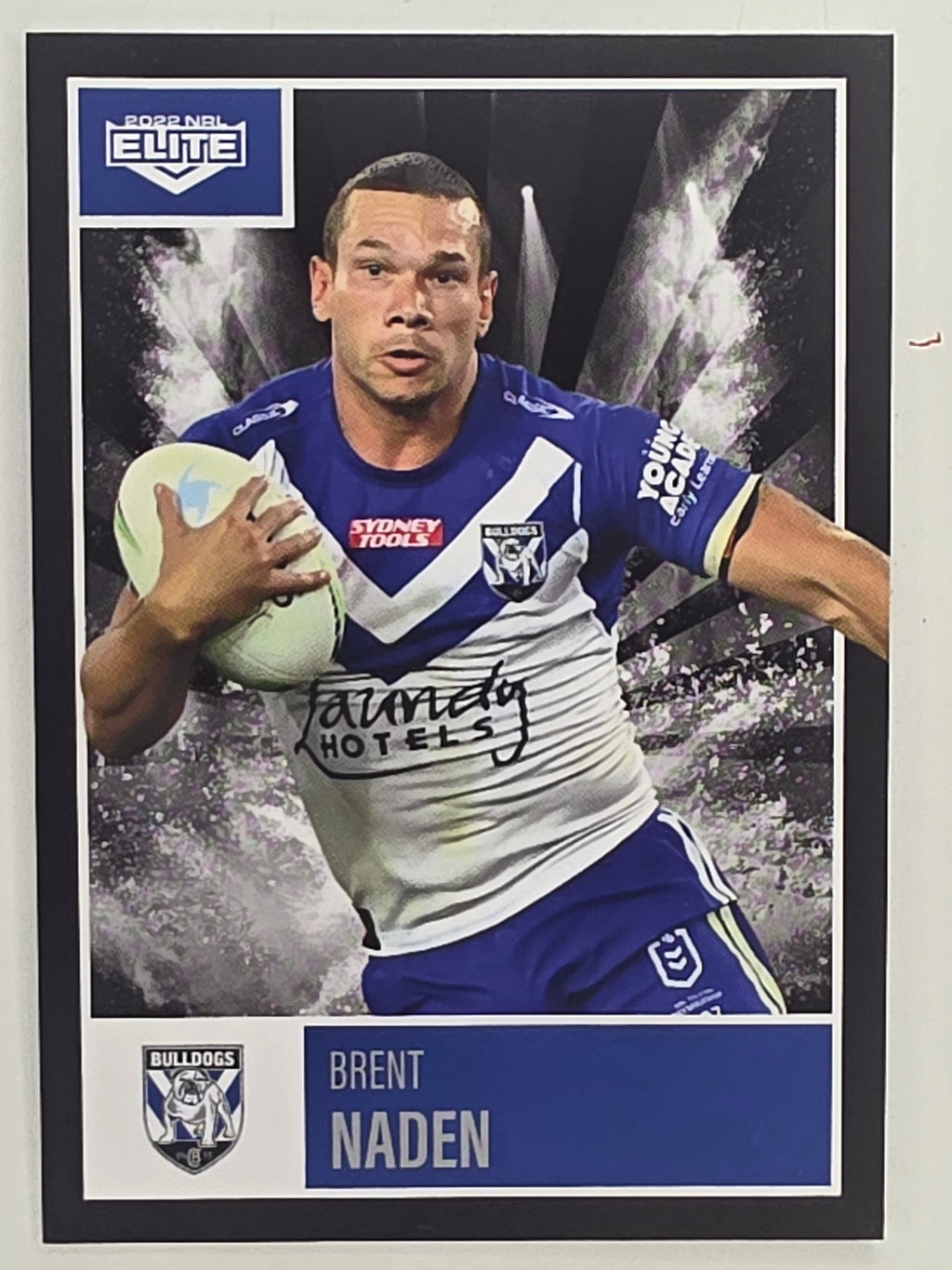 NRL 2022 Elite Base Card #024 Brent Naden Canterbury Bankstown Bulldogs